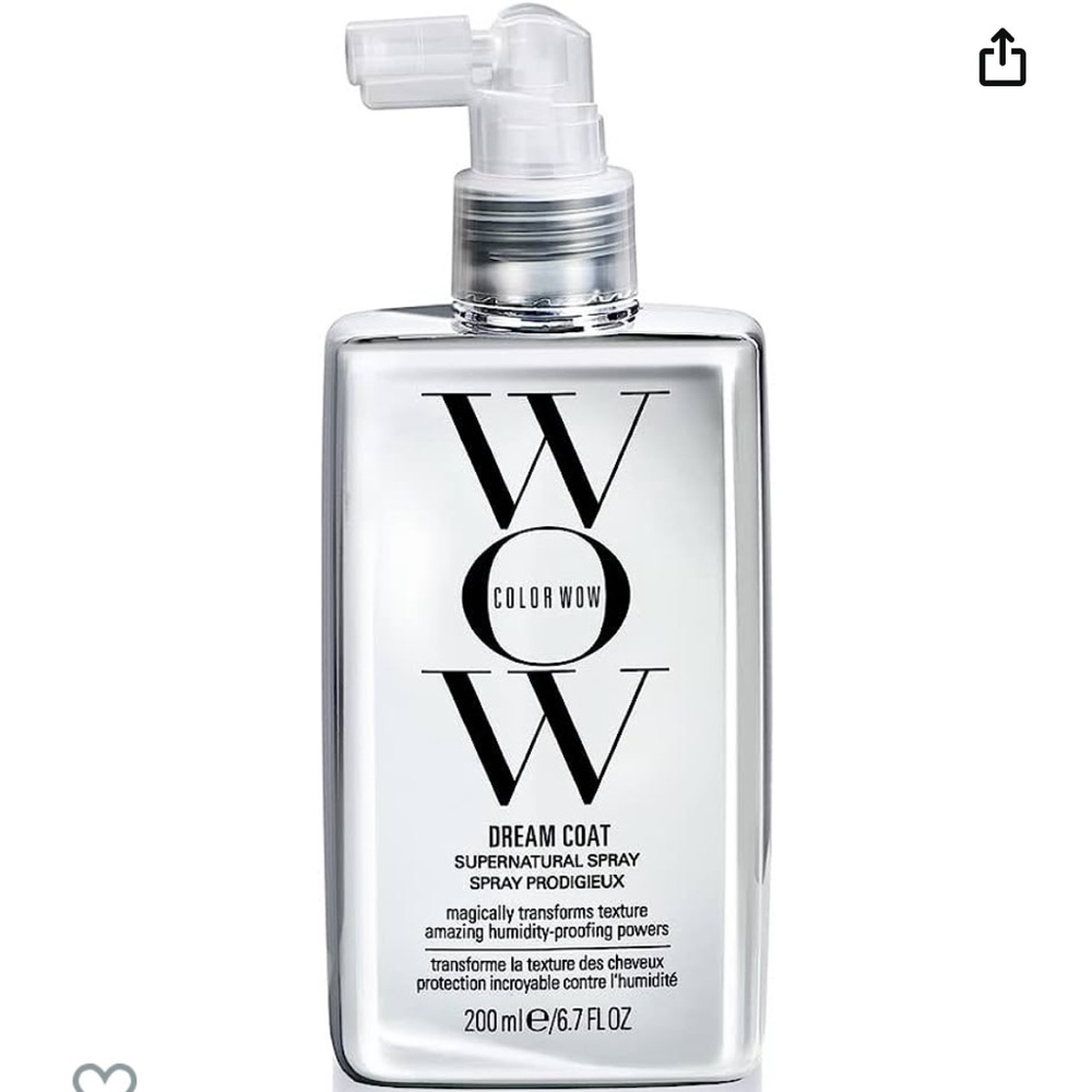 ColorWow’s Dreamcoat humidity spray and waterproofing mist